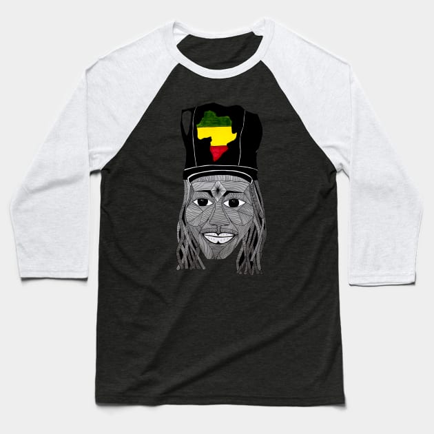 Mr Reggae Ambassador - Hand drawn Baseball T-Shirt by JadeHylton